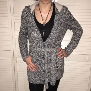 🖤Aéropostale Sherpa Lined Hooded Cardigan🖤